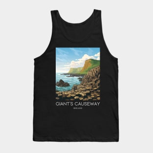 A Pop Art Travel Print of the Giant´s Causeway - Ireland Tank Top